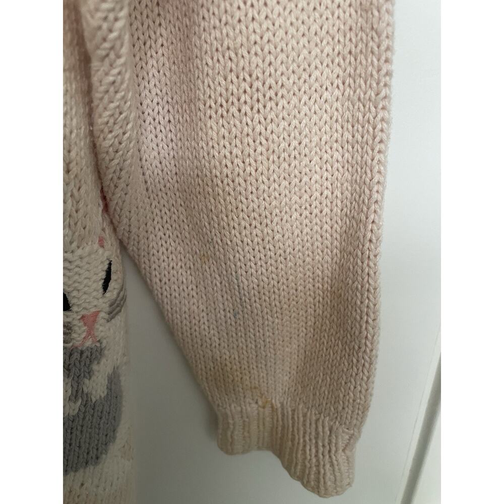 Vtg Marisa Christina Classics Hand Knitted Easter Sweater Medium Bunnies Rabbit - Picture 7 of 8